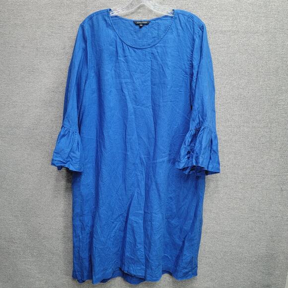 JOHN MARK LINEN RELAXED FIT, SIZE L - Picture 1 of 7